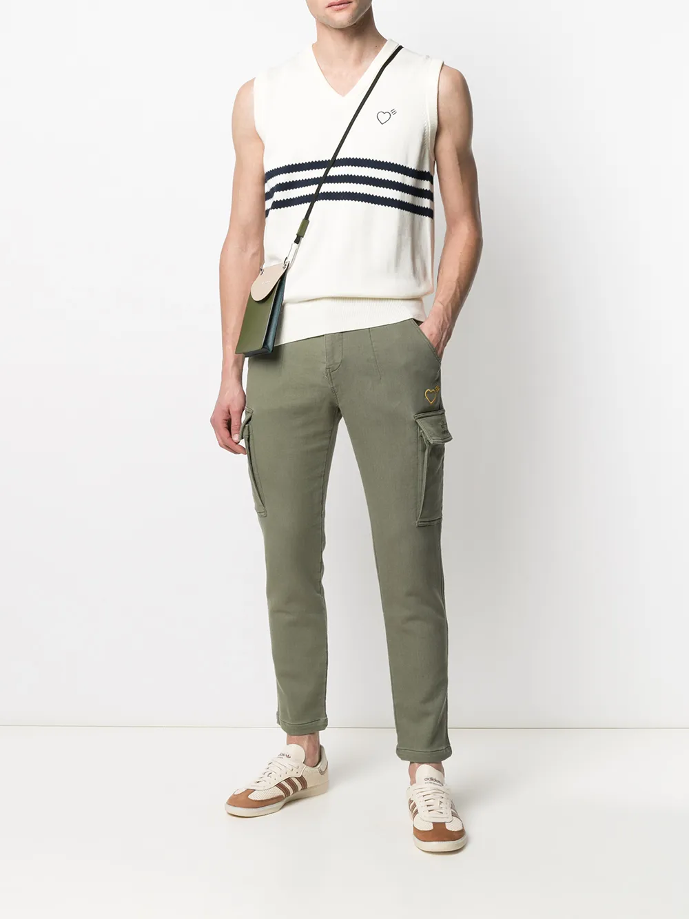 фото Adidas брюки карго из коллаборации с human made