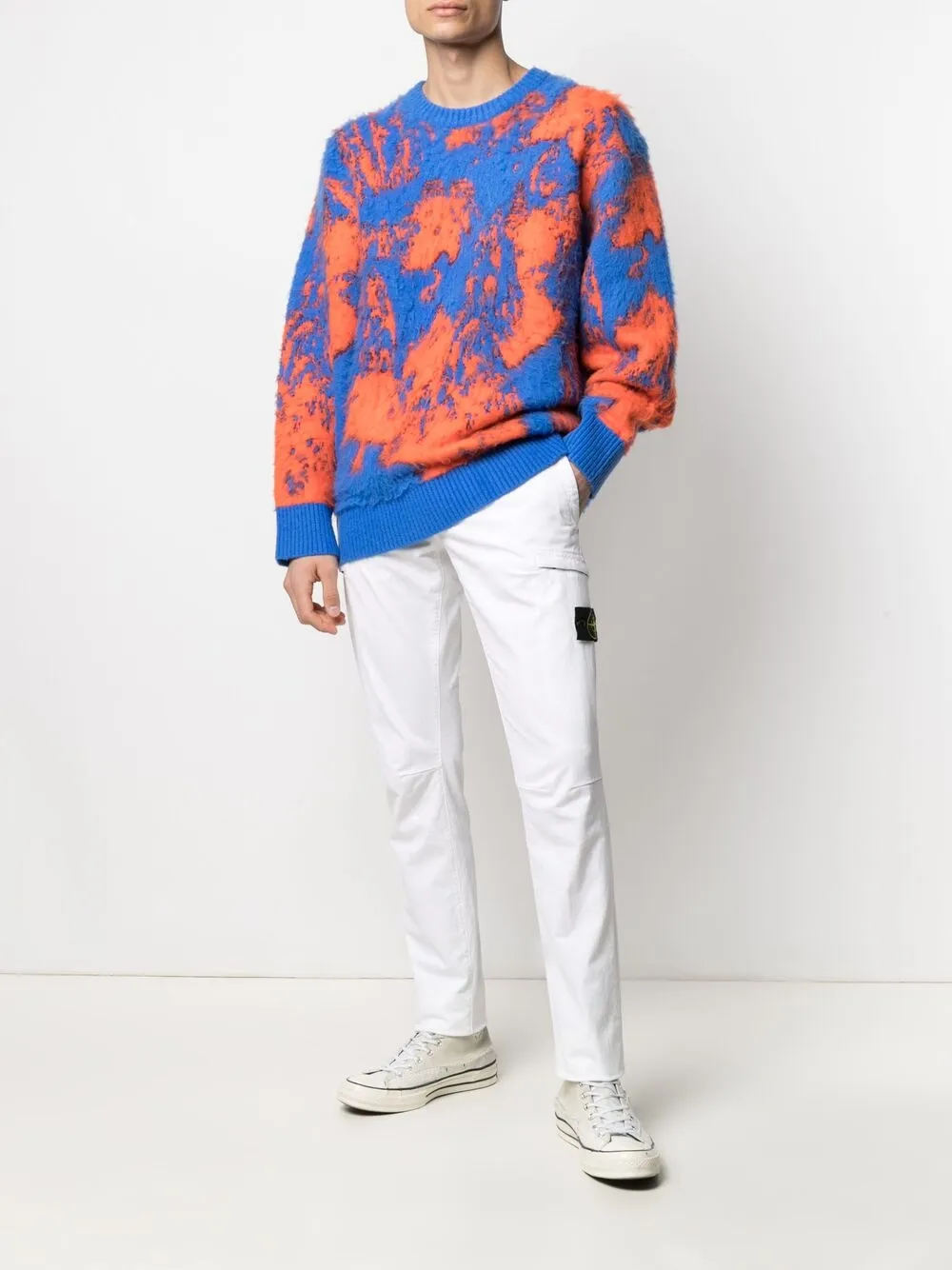 фото Stone island брюки с нашивкой-логотипом