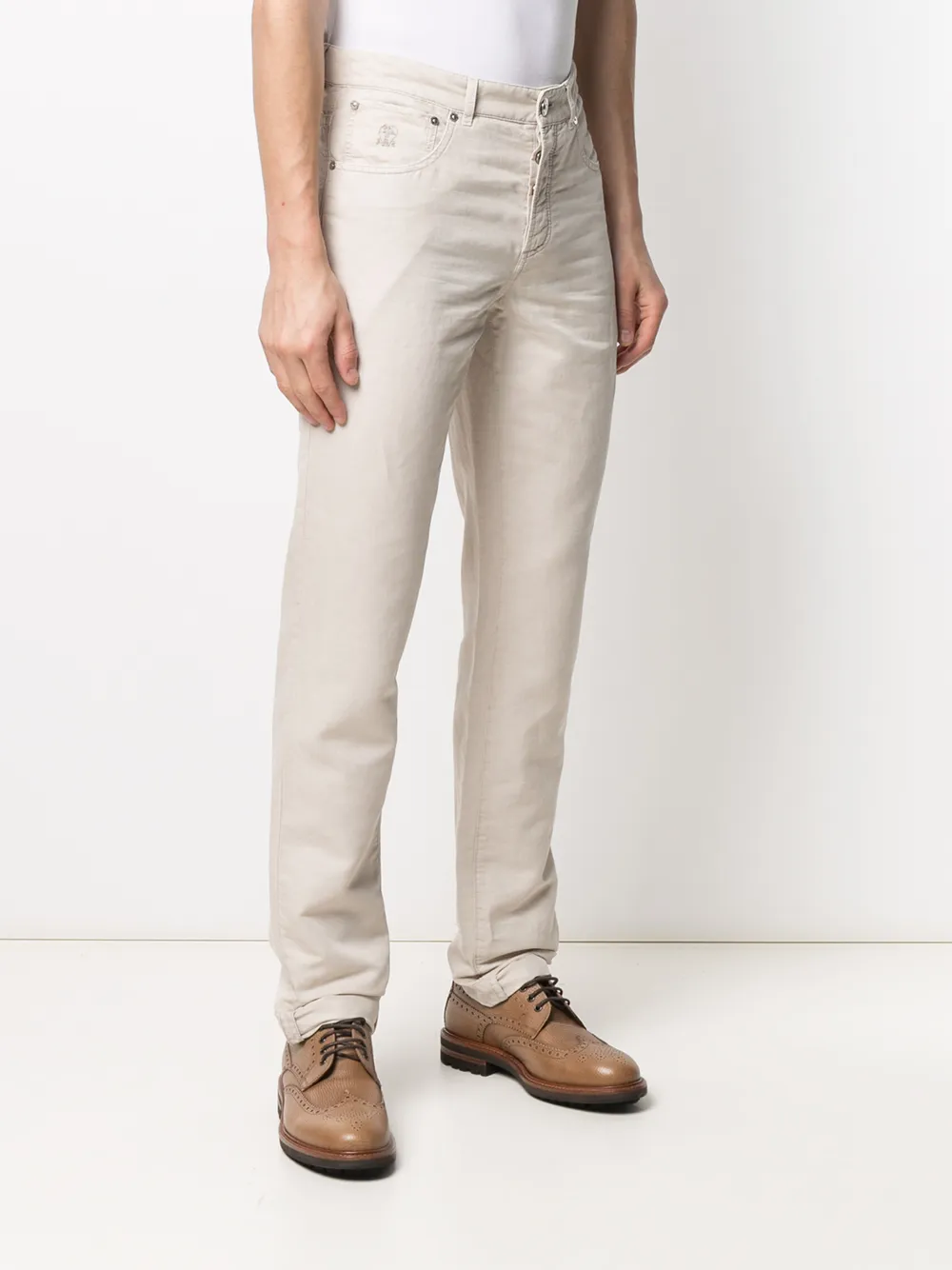 фото Brunello cucinelli прямые брюки