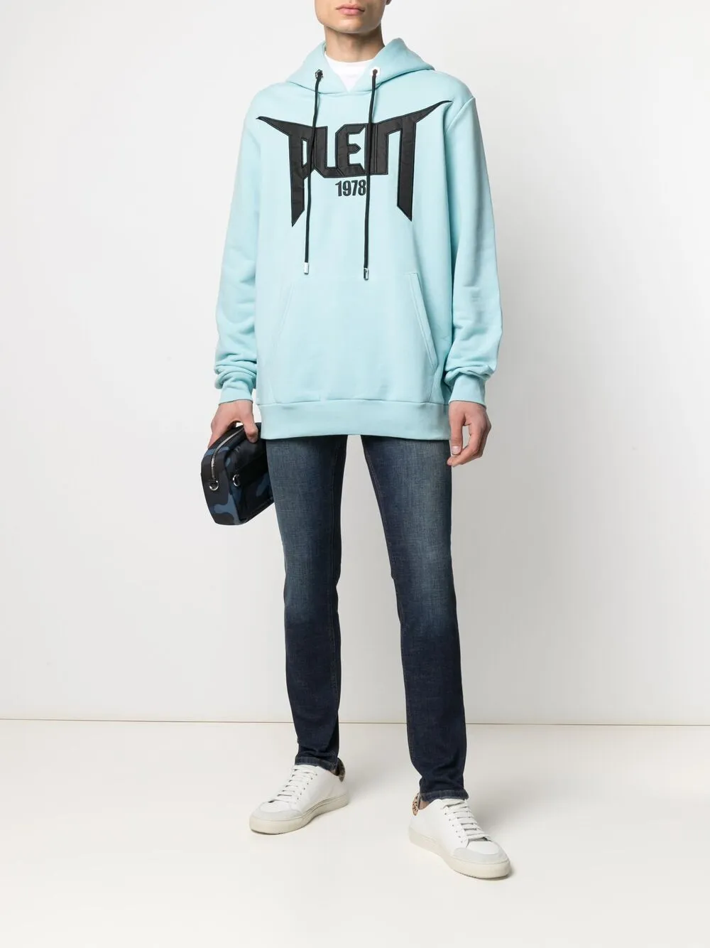 фото Philipp plein узкие джинсы с эффектом потертости