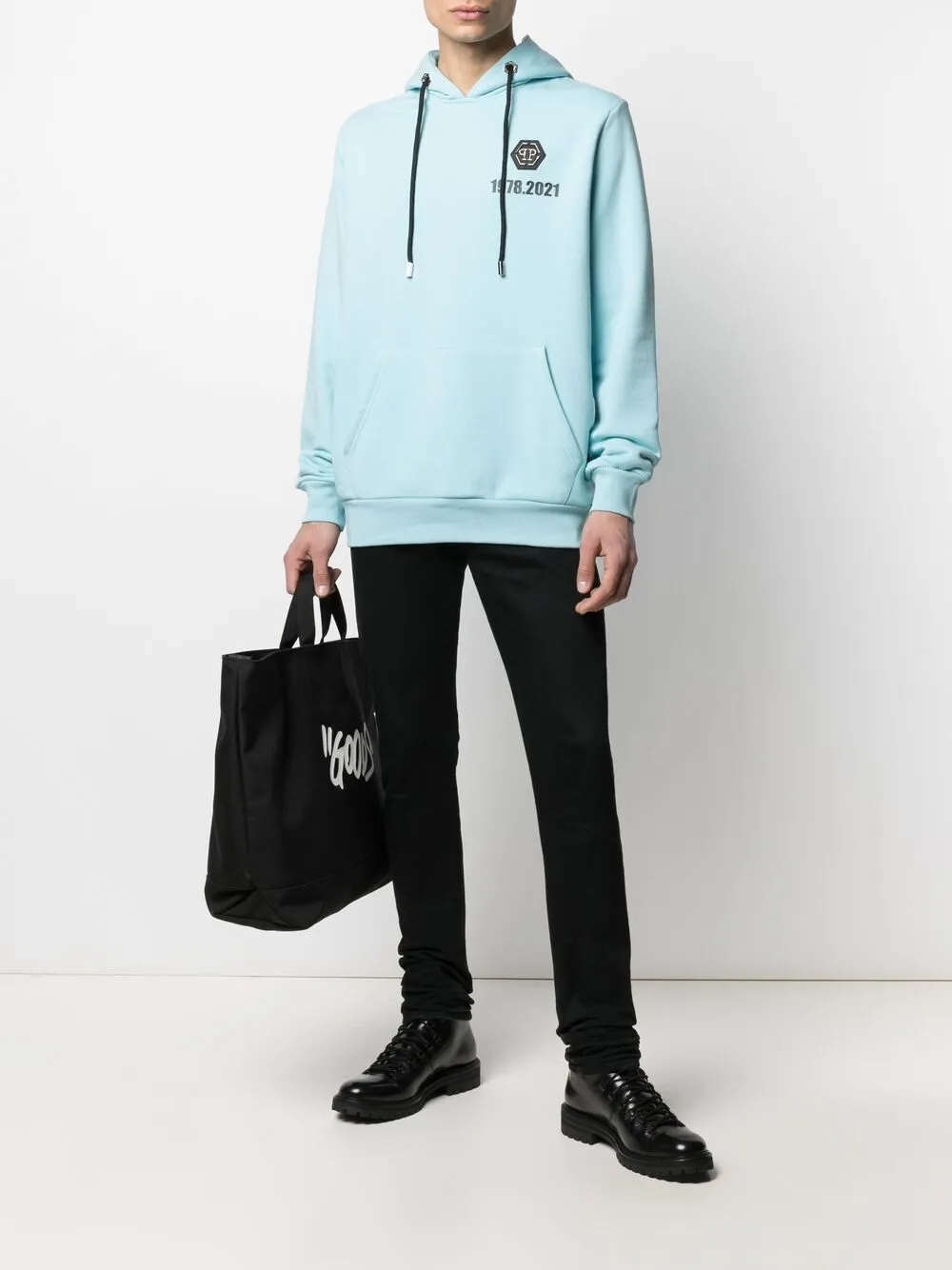 фото Philipp plein худи с нашивкой-логотипом