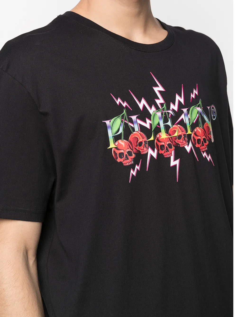 фото Philipp plein футболка electric plein с короткими рукавами