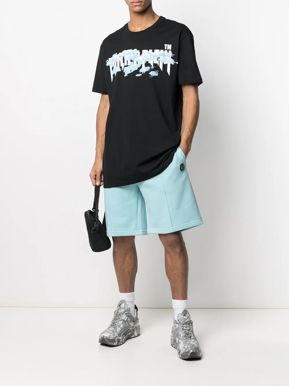 фото Philipp plein футболка с короткими рукавами и принтом