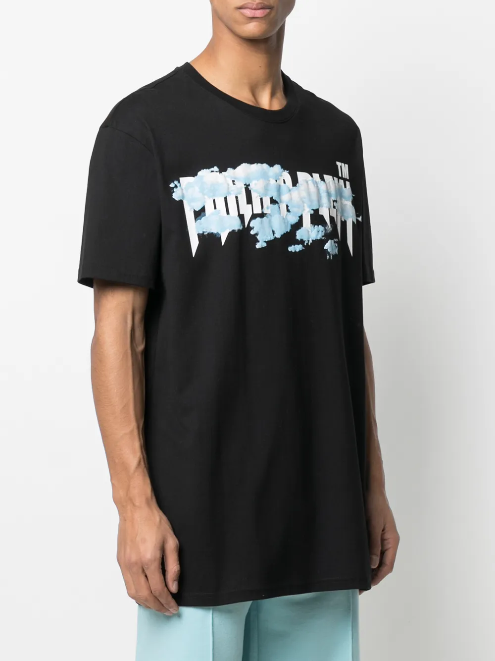 фото Philipp plein футболка с короткими рукавами и принтом