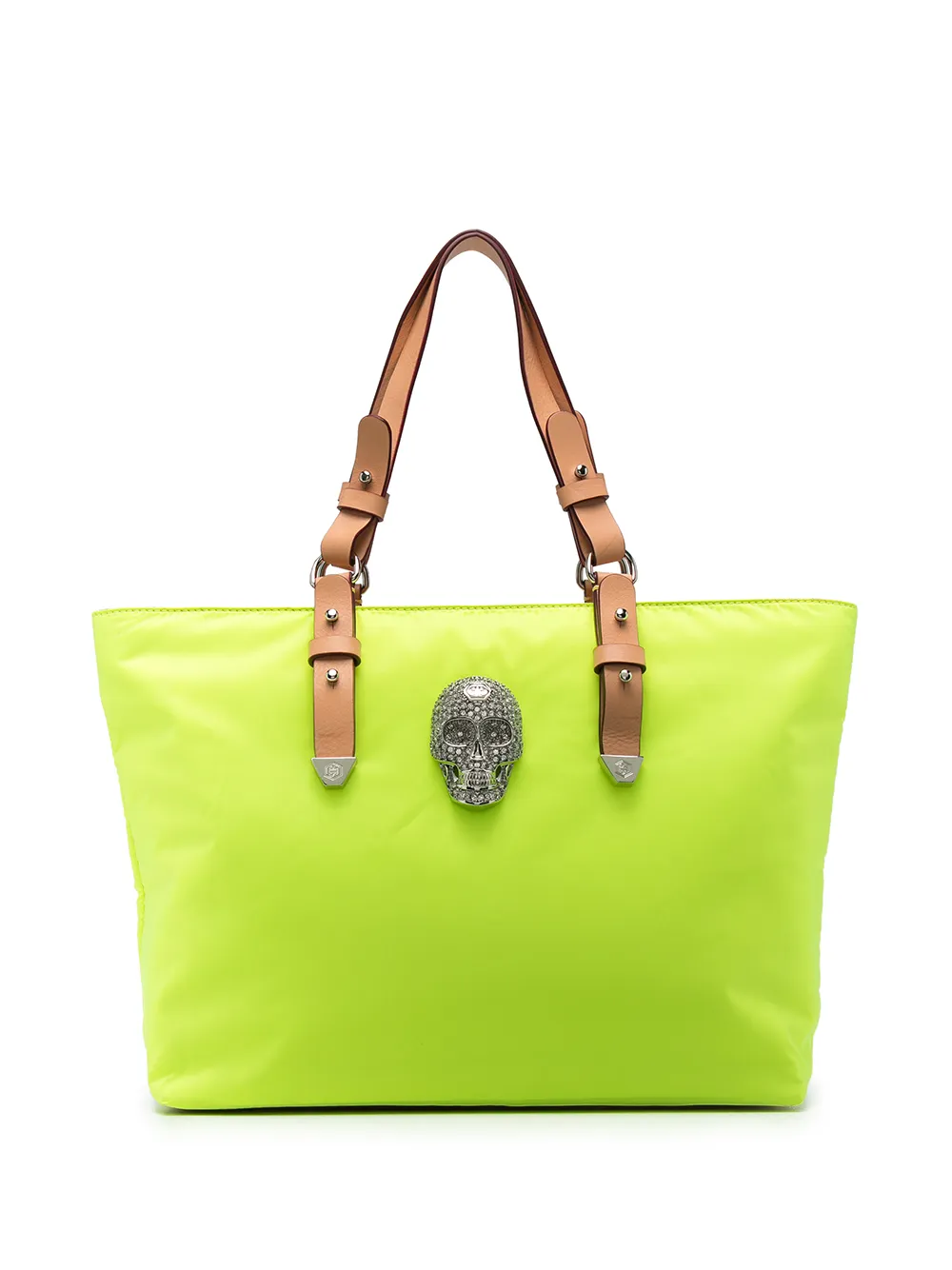 фото Philipp plein сумка-тоут с декором skull