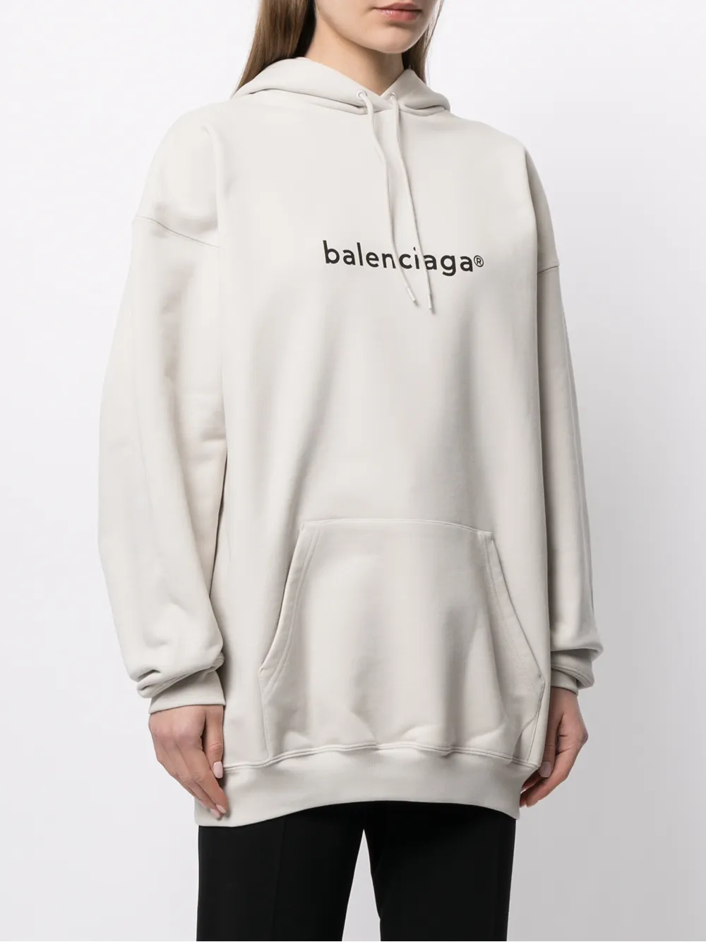 фото Balenciaga худи оверсайз с логотипом