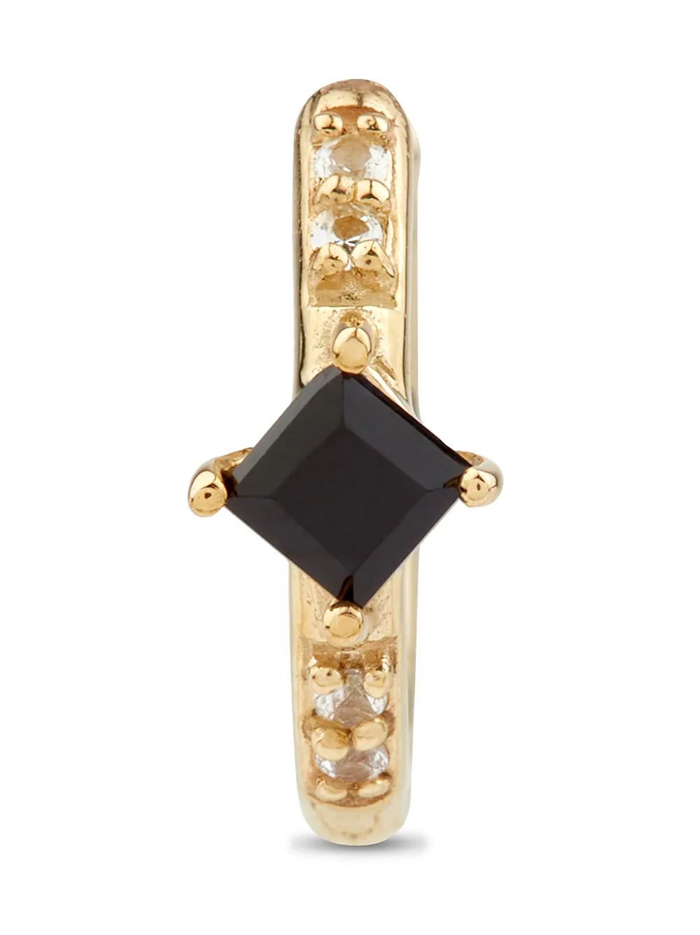 фото Otiumberg серьга-кольцо из желтого золота с сапфиром