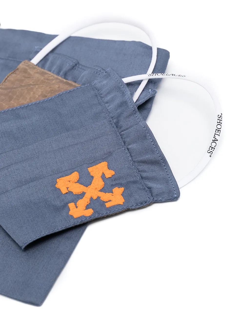 фото Off-white маска с логотипом arrows