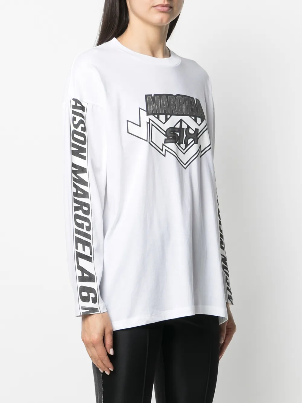 фото Mm6 maison margiela толстовка с логотипом