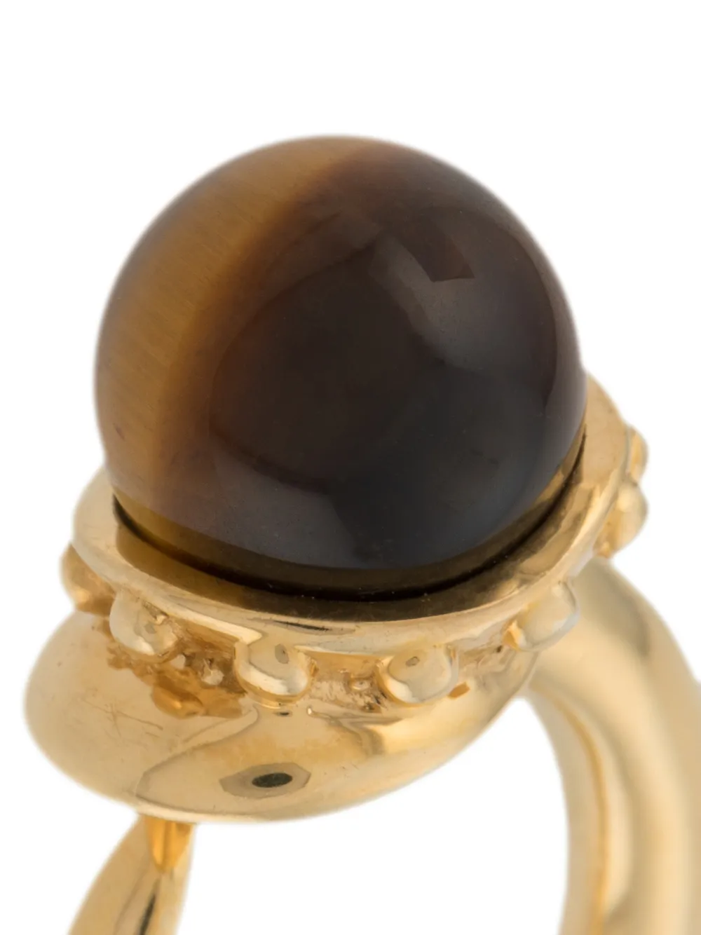 фото Khiry кольцо orb с тигровым глазом