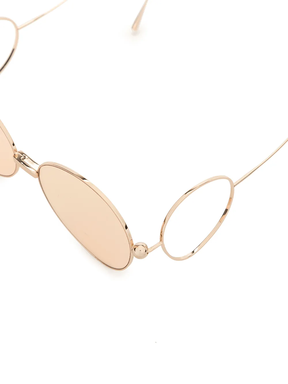 фото Percy lau солнцезащитные очки в массивной оправе с затемненными линзами