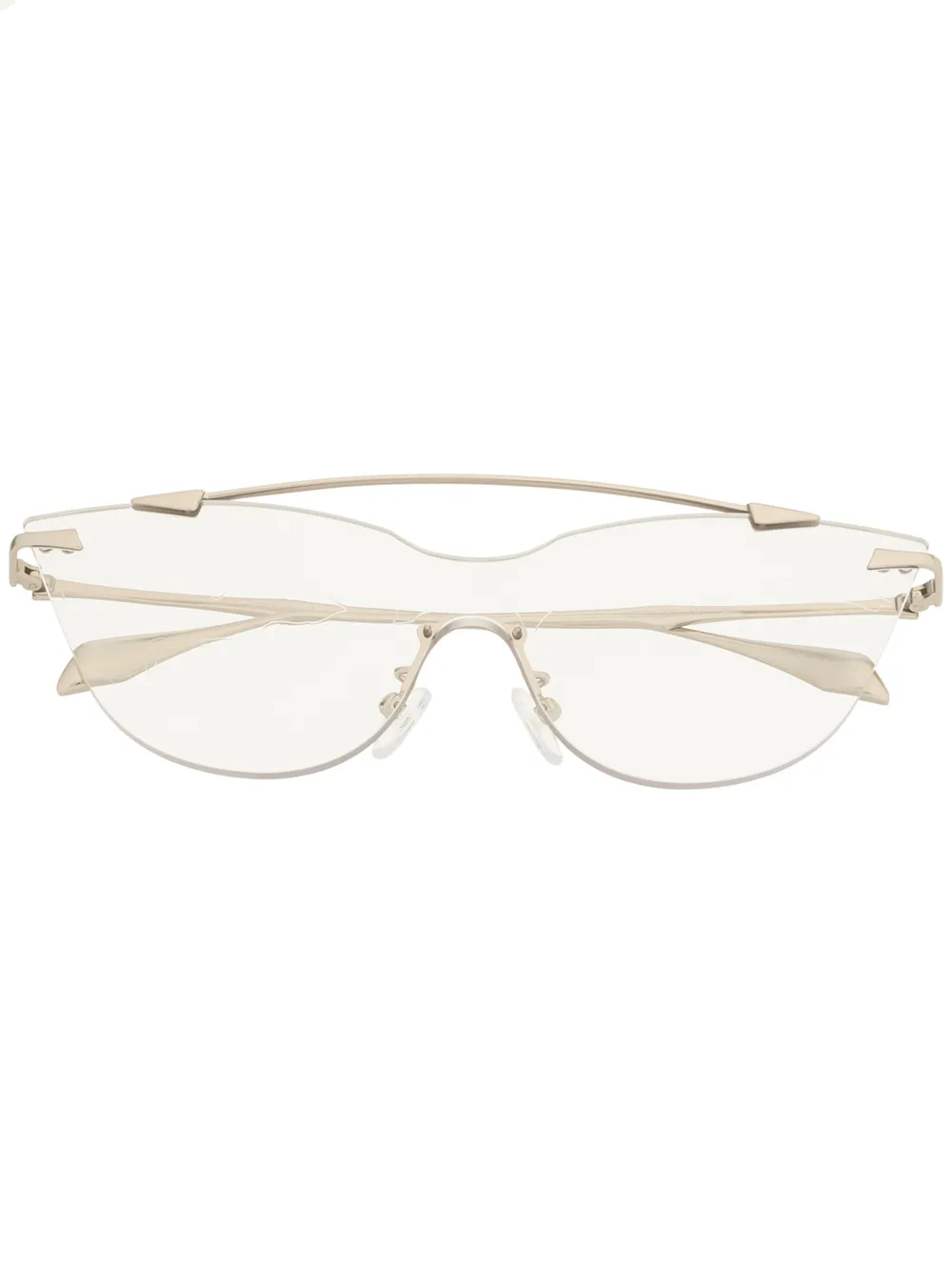 фото Percy lau солнцезащитные очки в оправе 'кошачий глаз'