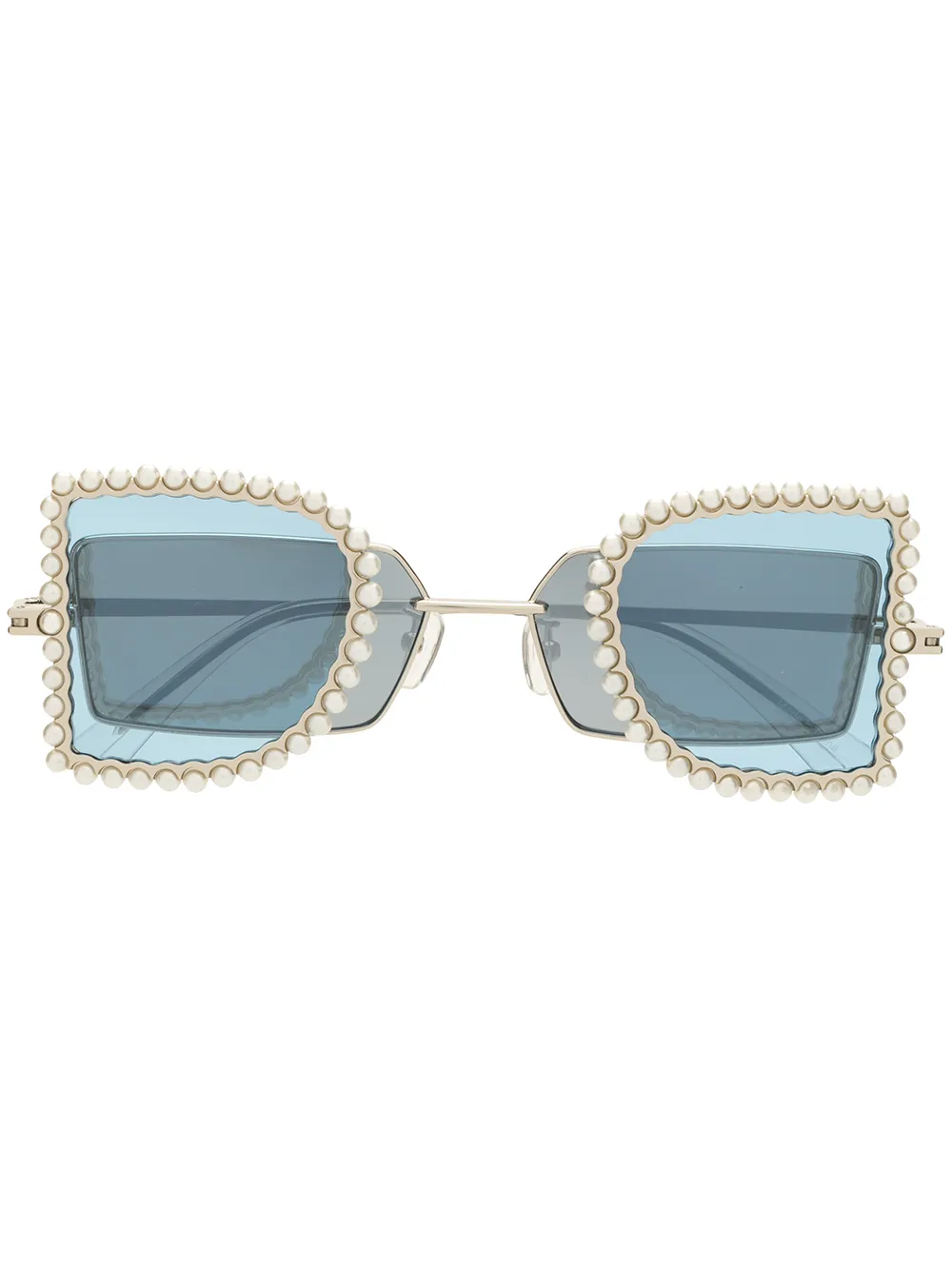 фото Percy lau солнцезащитные очки с искусственным жемчугом