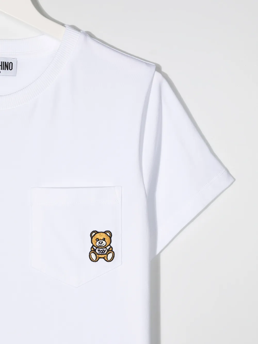 фото Moschino kids футболка teddy с логотипом