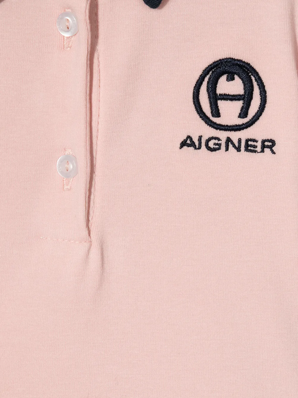 фото Aigner kids платье-рубашка с воротником поло