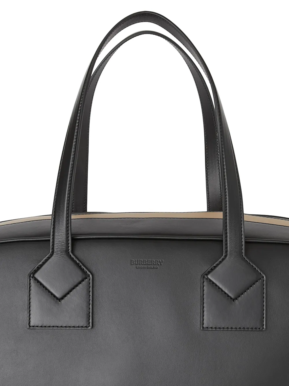 фото Burberry дорожная сумка с полосками icon stripe