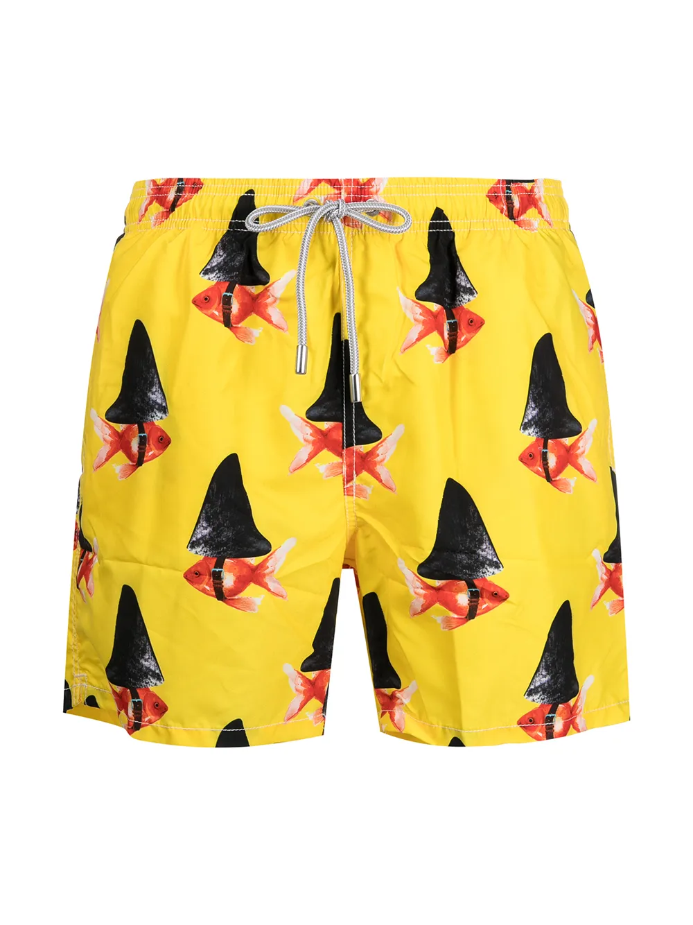 MC2 Saint Barth shorts de playa con estampado gráfico - Amarillo