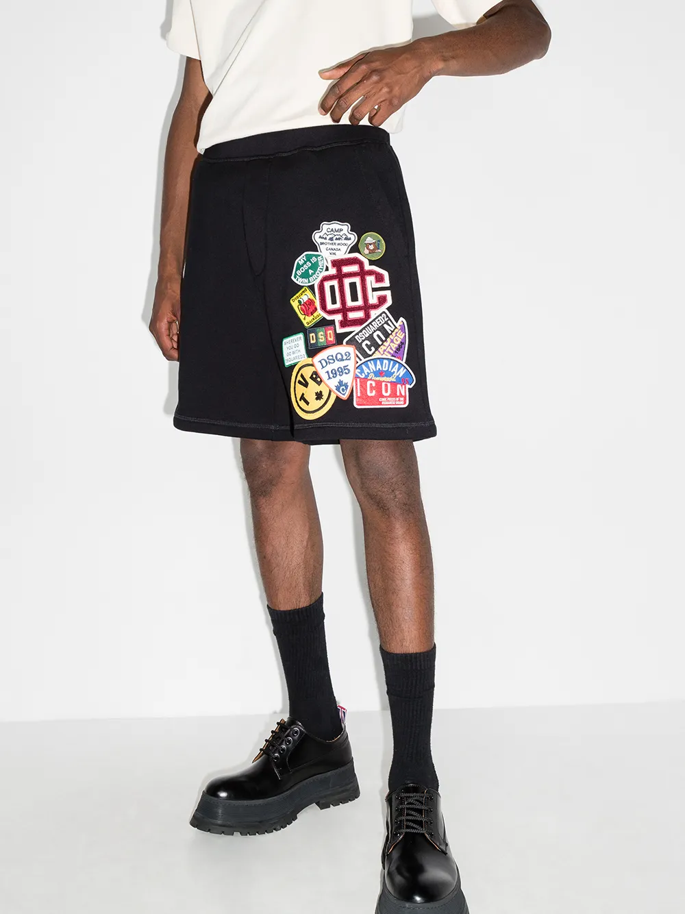 фото Dsquared2 шорты с аппликацией