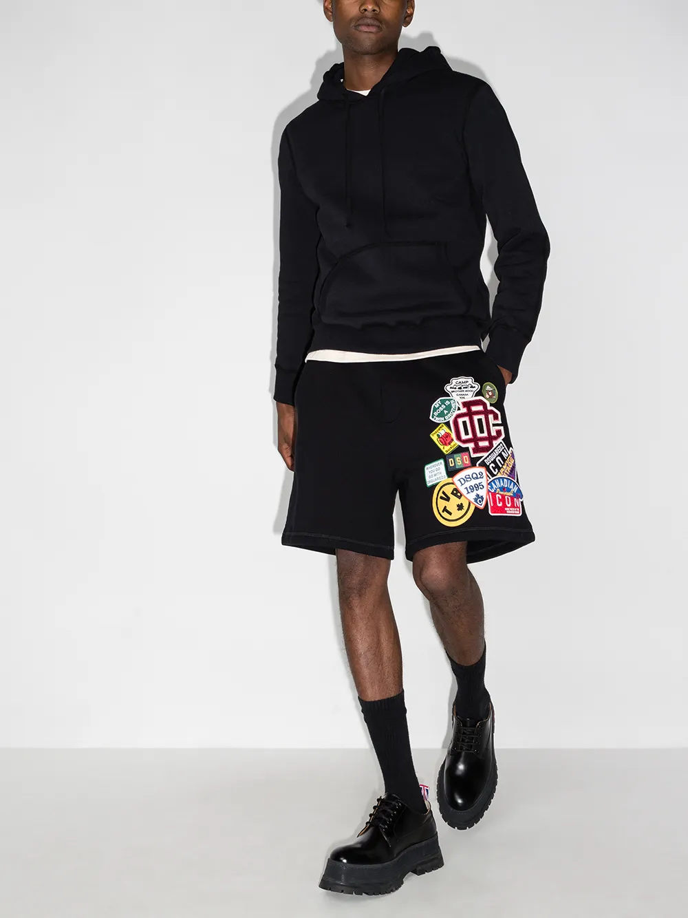 фото Dsquared2 шорты с аппликацией