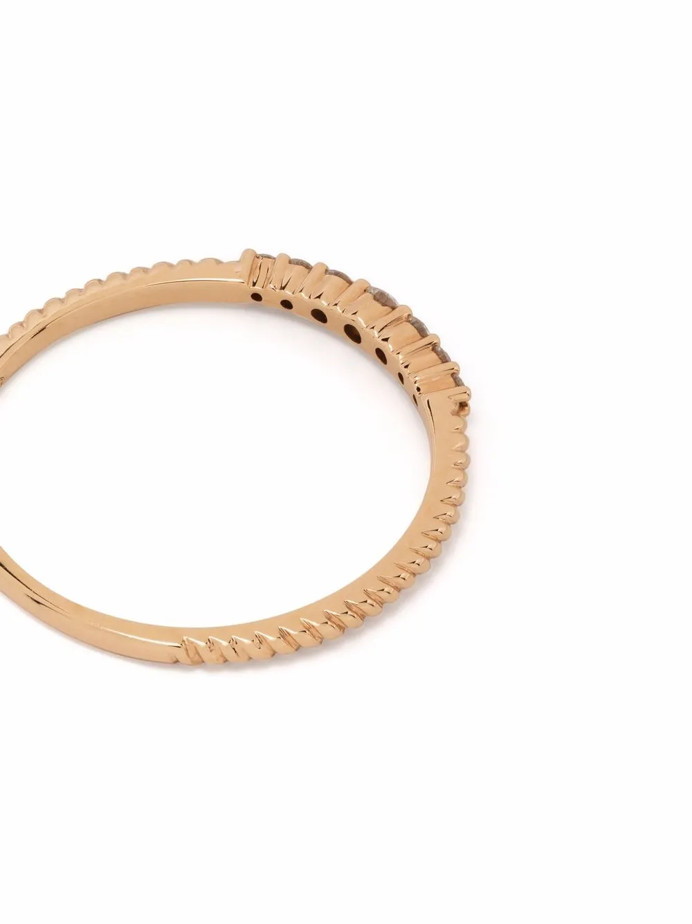 фото Djula кольцо accumulation из розового золота с бриллиантами