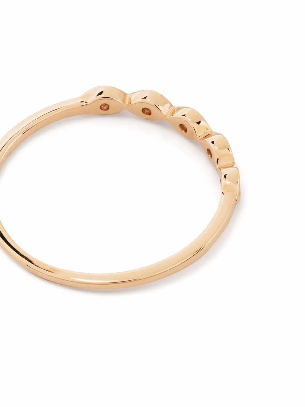 фото Djula кольцо accumulation из розового золота с бриллиантами