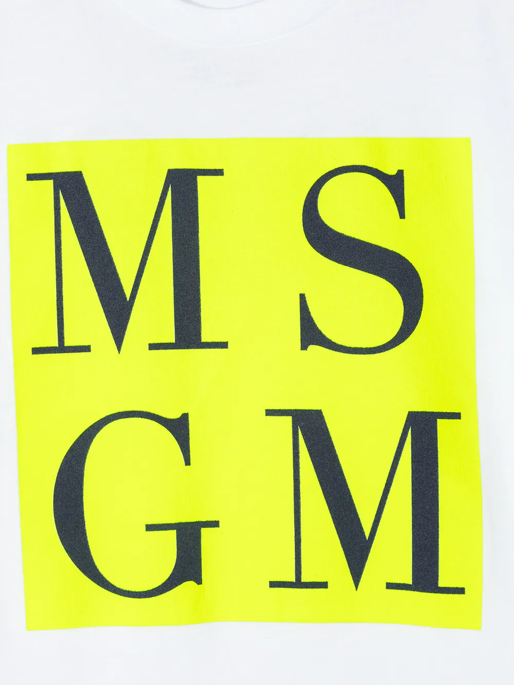 фото Msgm kids футболка с логотипом