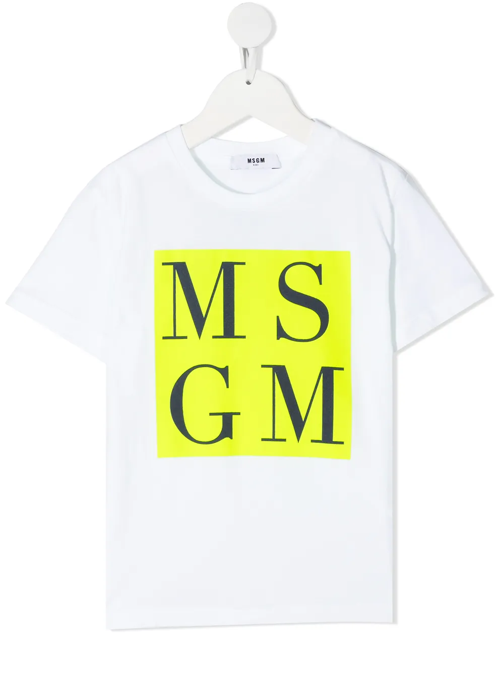 фото Msgm kids футболка с логотипом