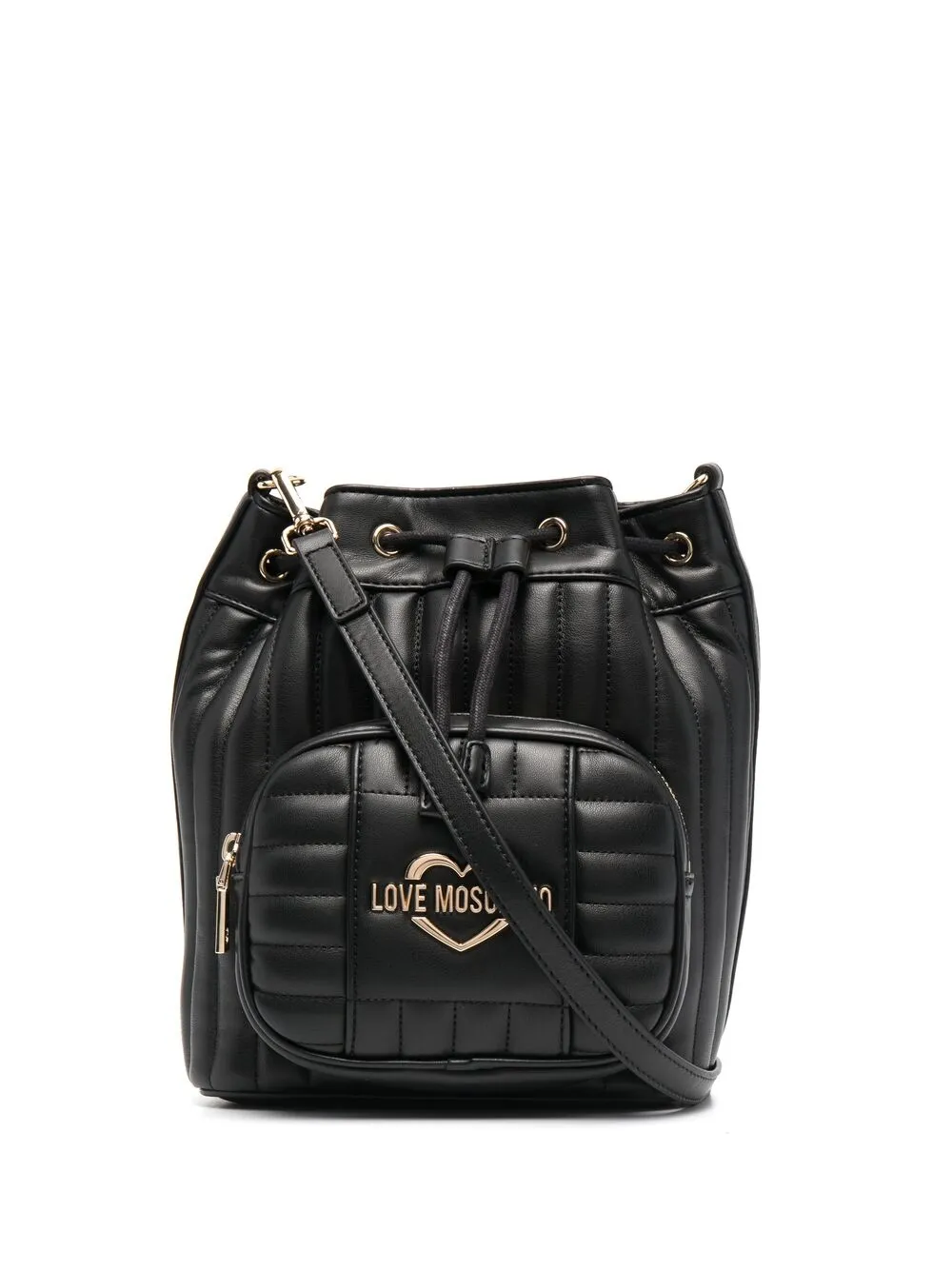 фото Love moschino стеганая сумка-ведро