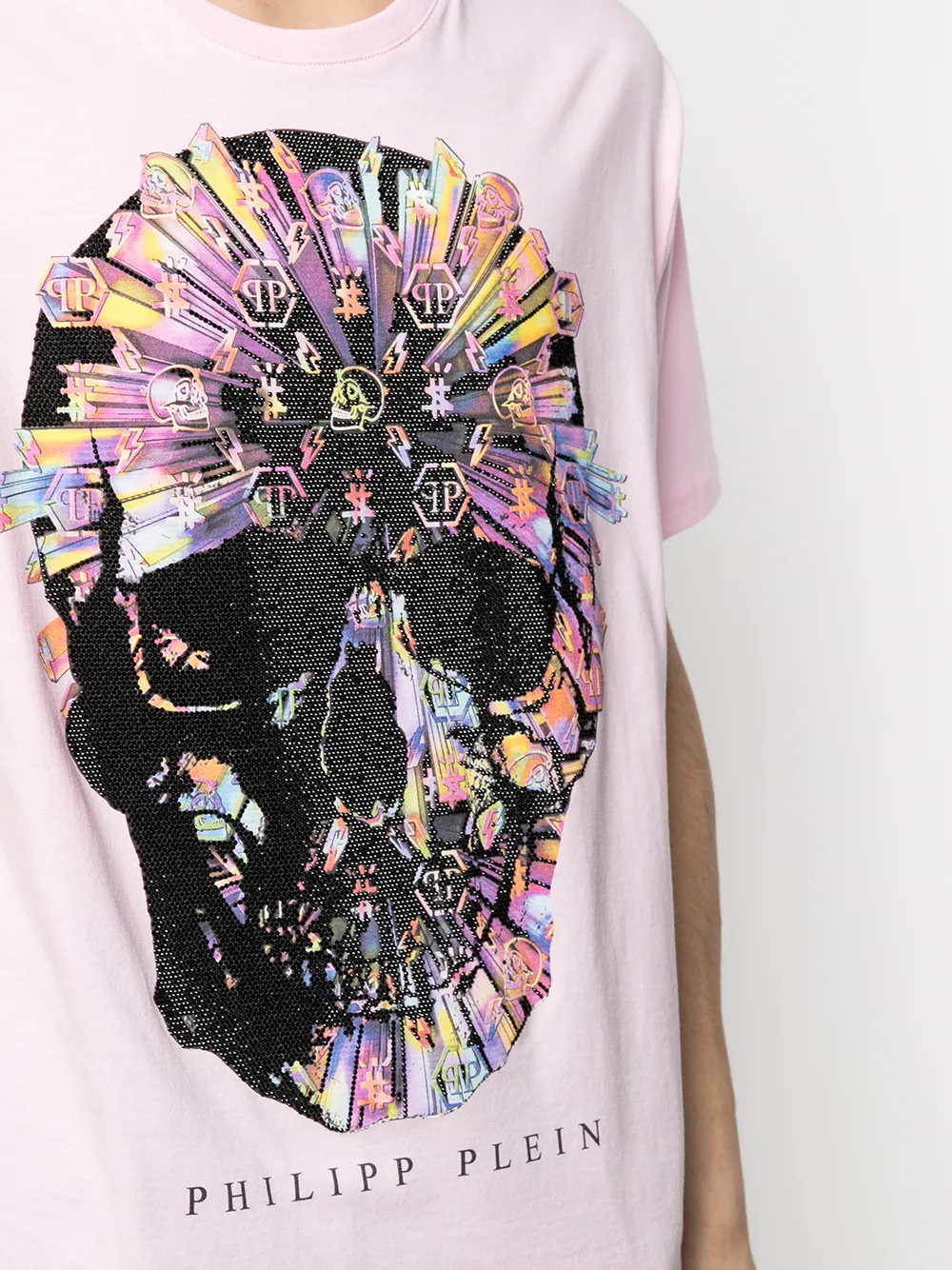 фото Philipp plein футболка ss colourful skull