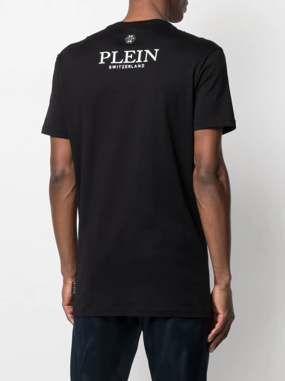 фото Philipp plein футболка с логотипом и кристаллами