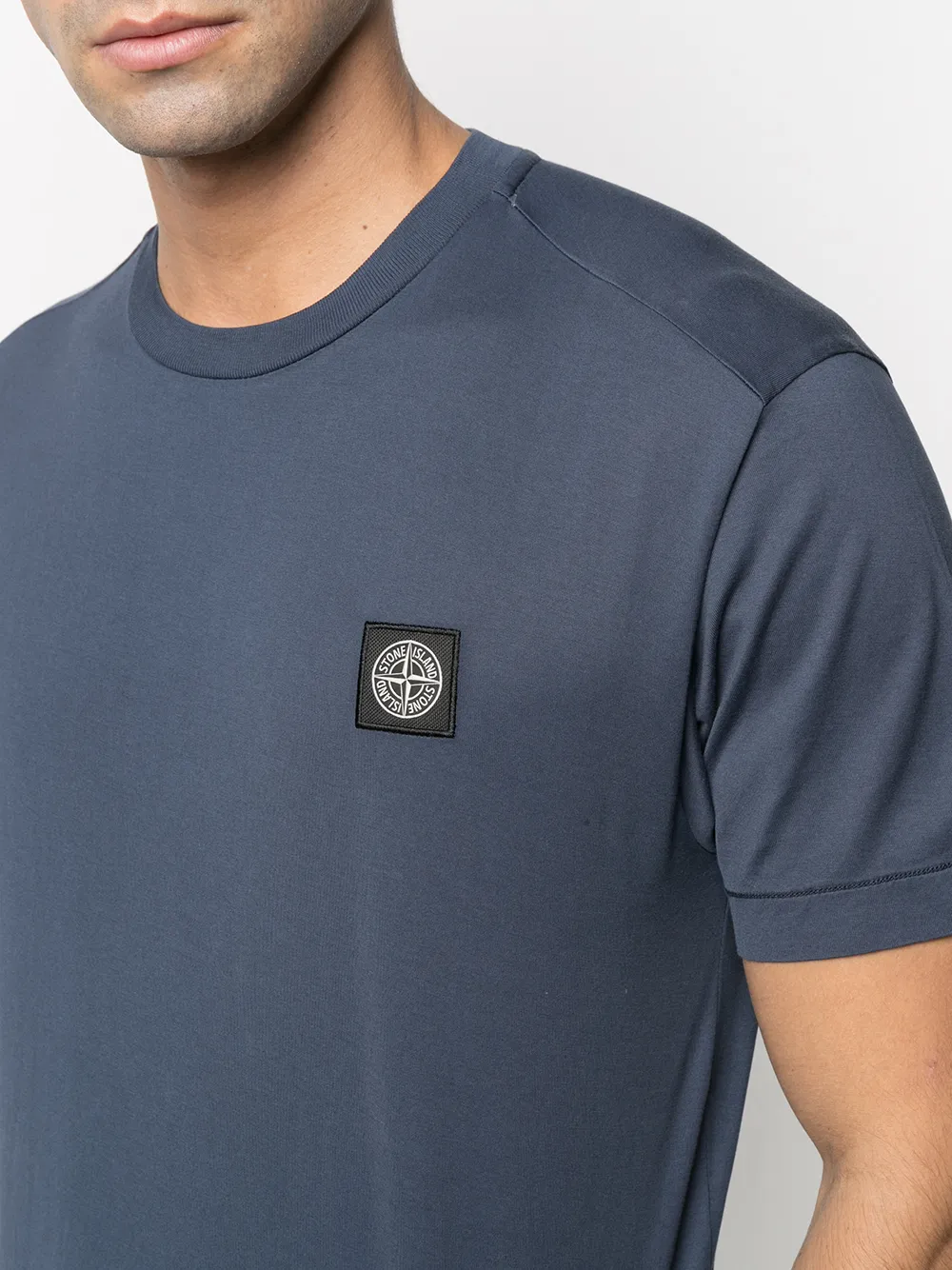 фото Stone island футболка с нашивкой-логотипом