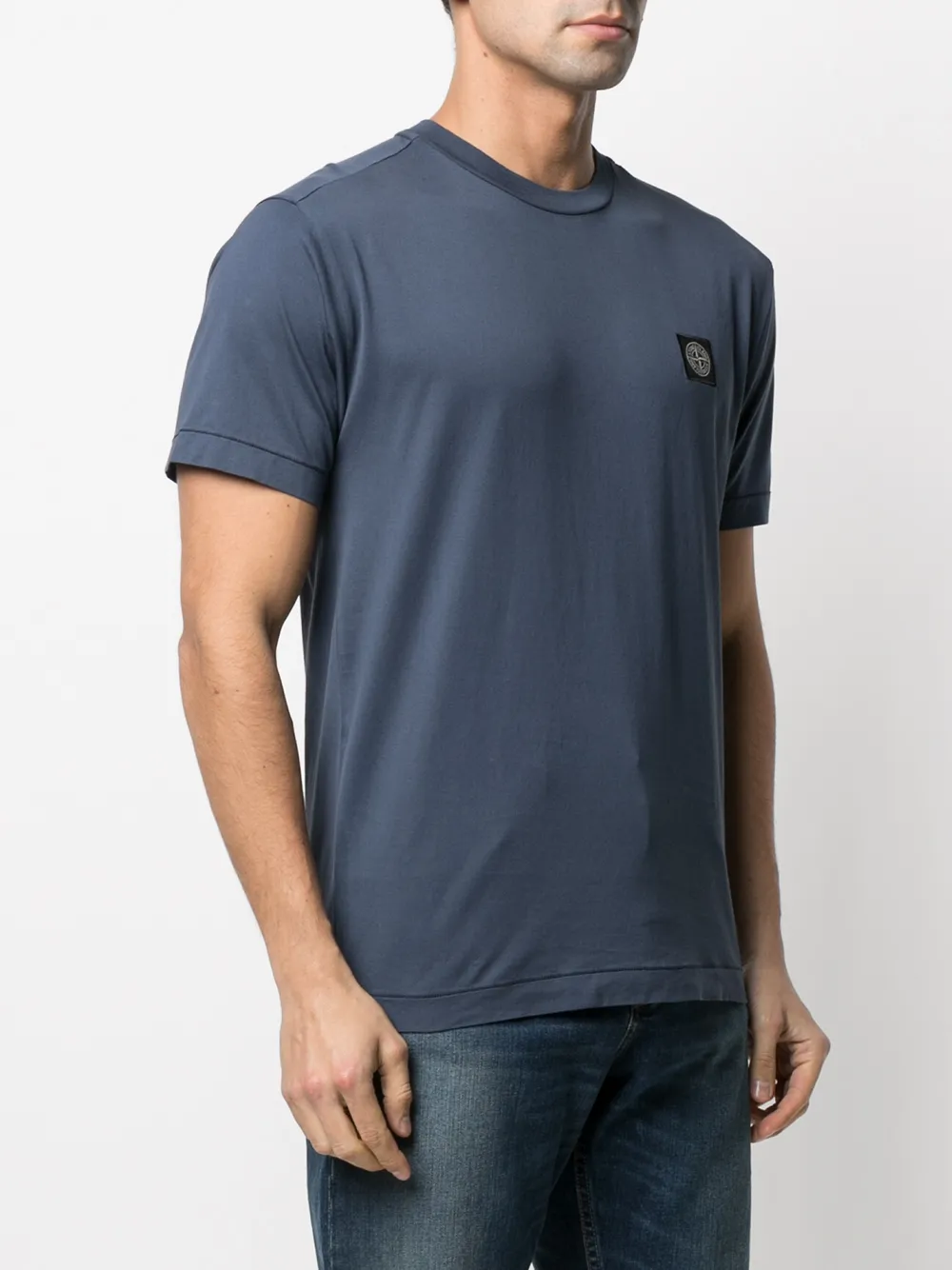 фото Stone island футболка с нашивкой-логотипом