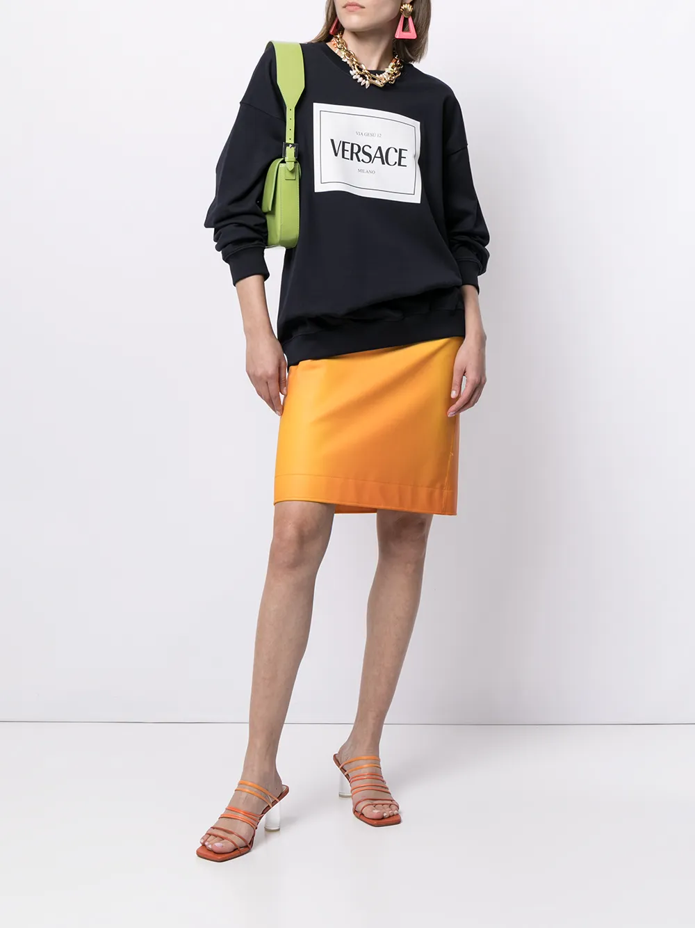 фото Versace толстовка с логотипом