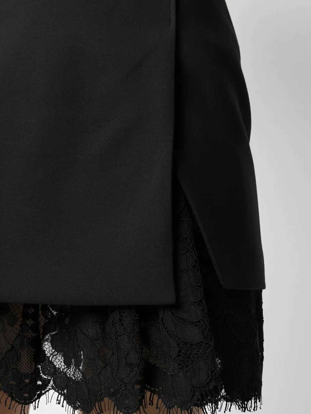 фото Alexander mcqueen юбка а-силуэта с кружевом