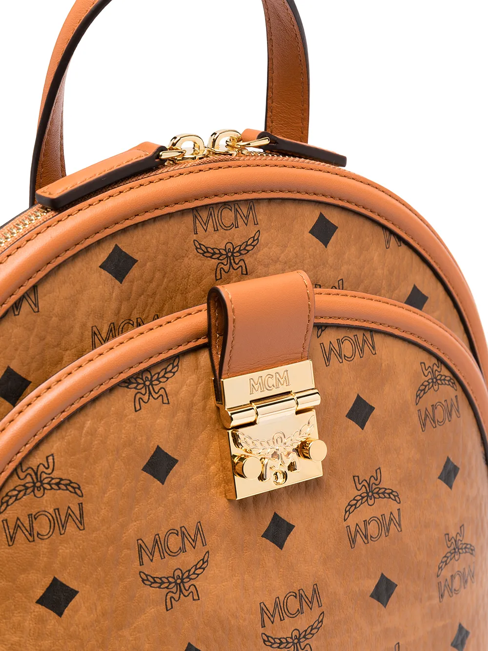 фото Mcm рюкзак anna с логотипом