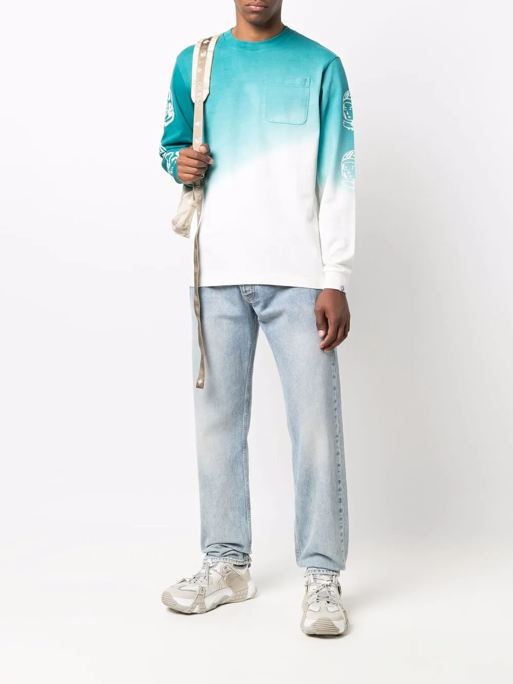 фото Billionaire boys club свитер с эффектом градиента