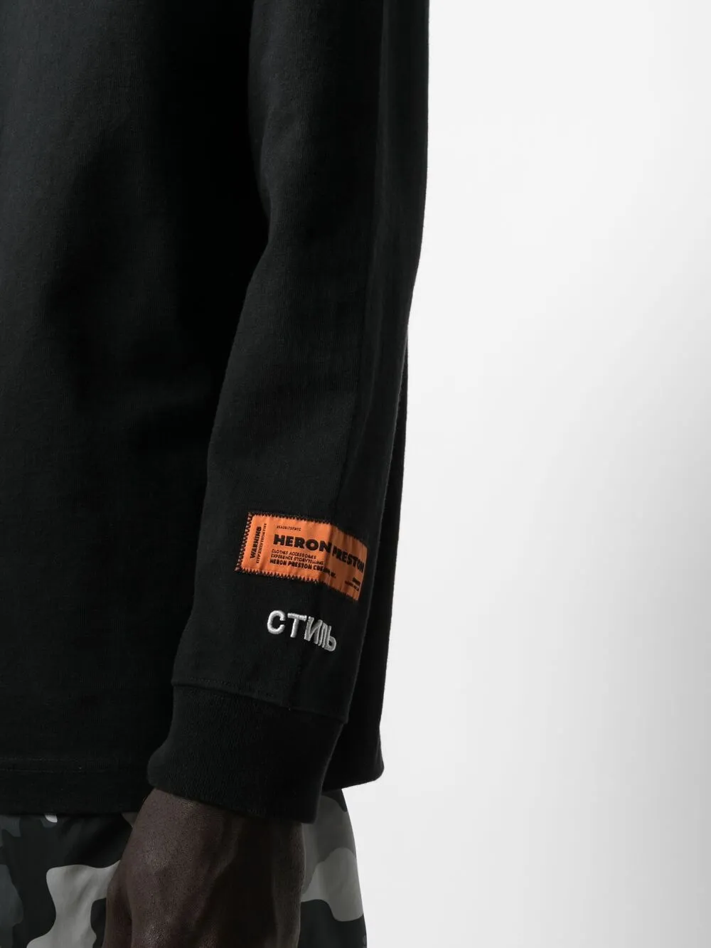 фото Heron preston толстовка с высоким воротником