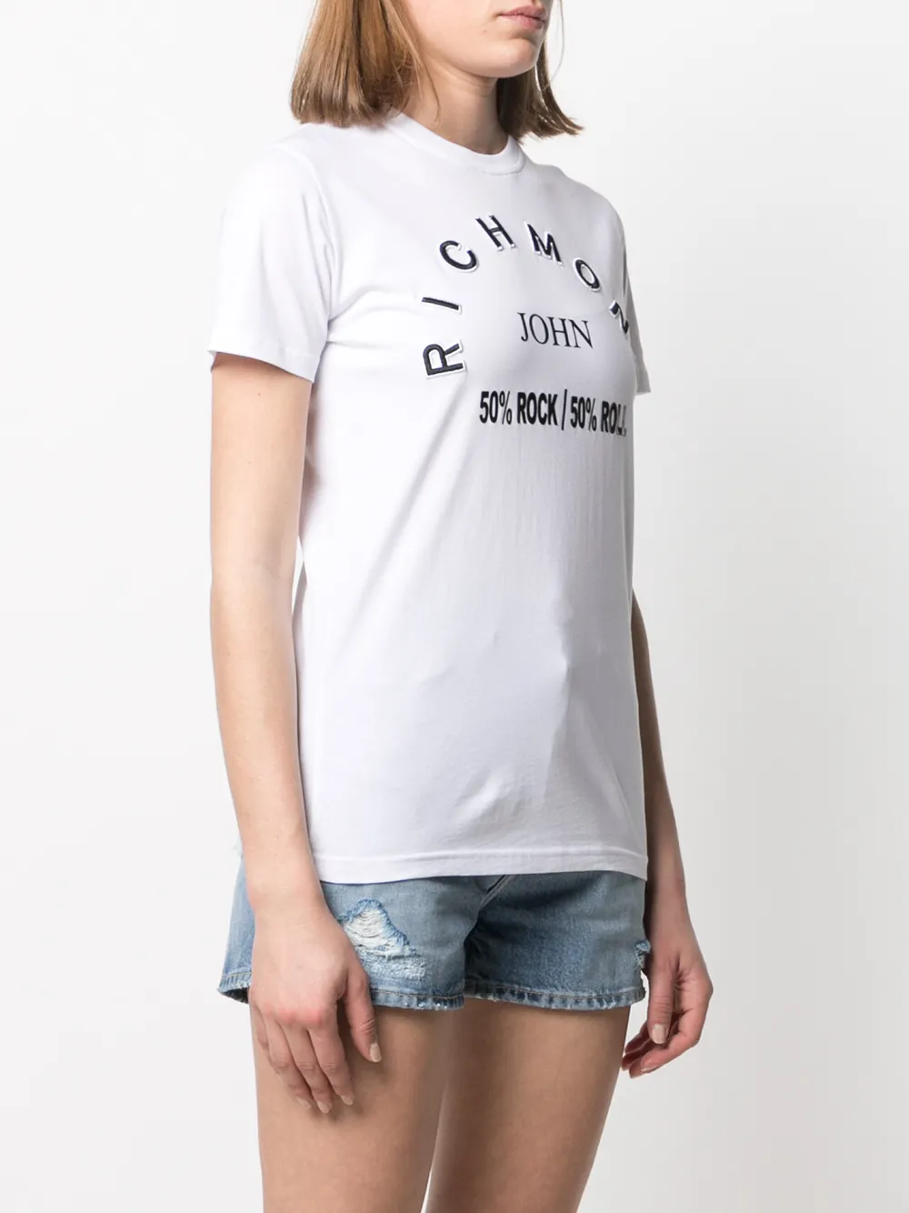 фото John richmond футболка с нашивкой-логотипом