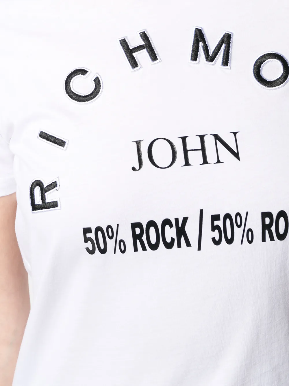 фото John richmond футболка с нашивкой-логотипом