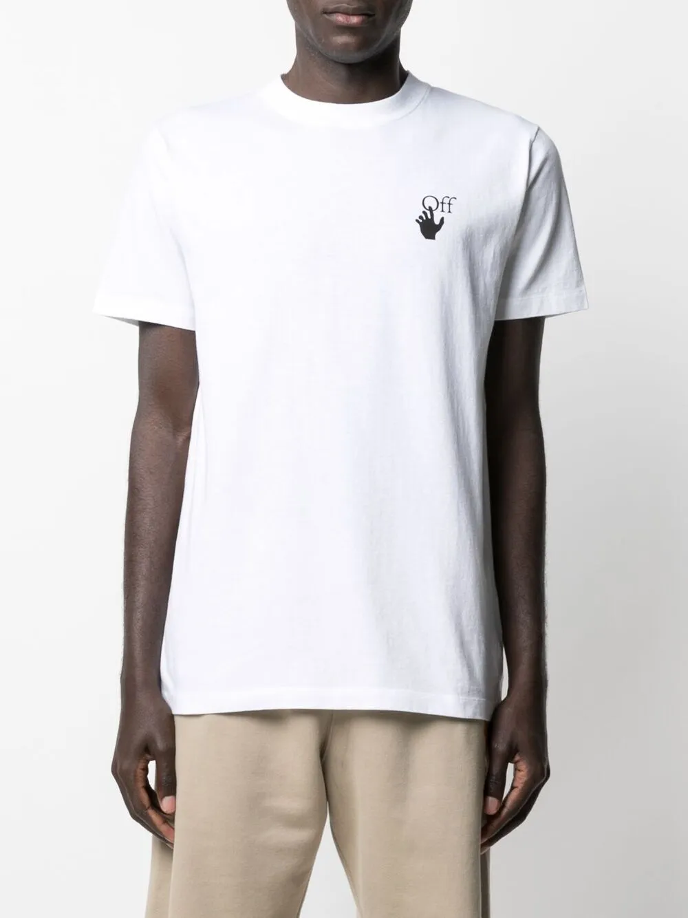 фото Off-white футболка с принтом