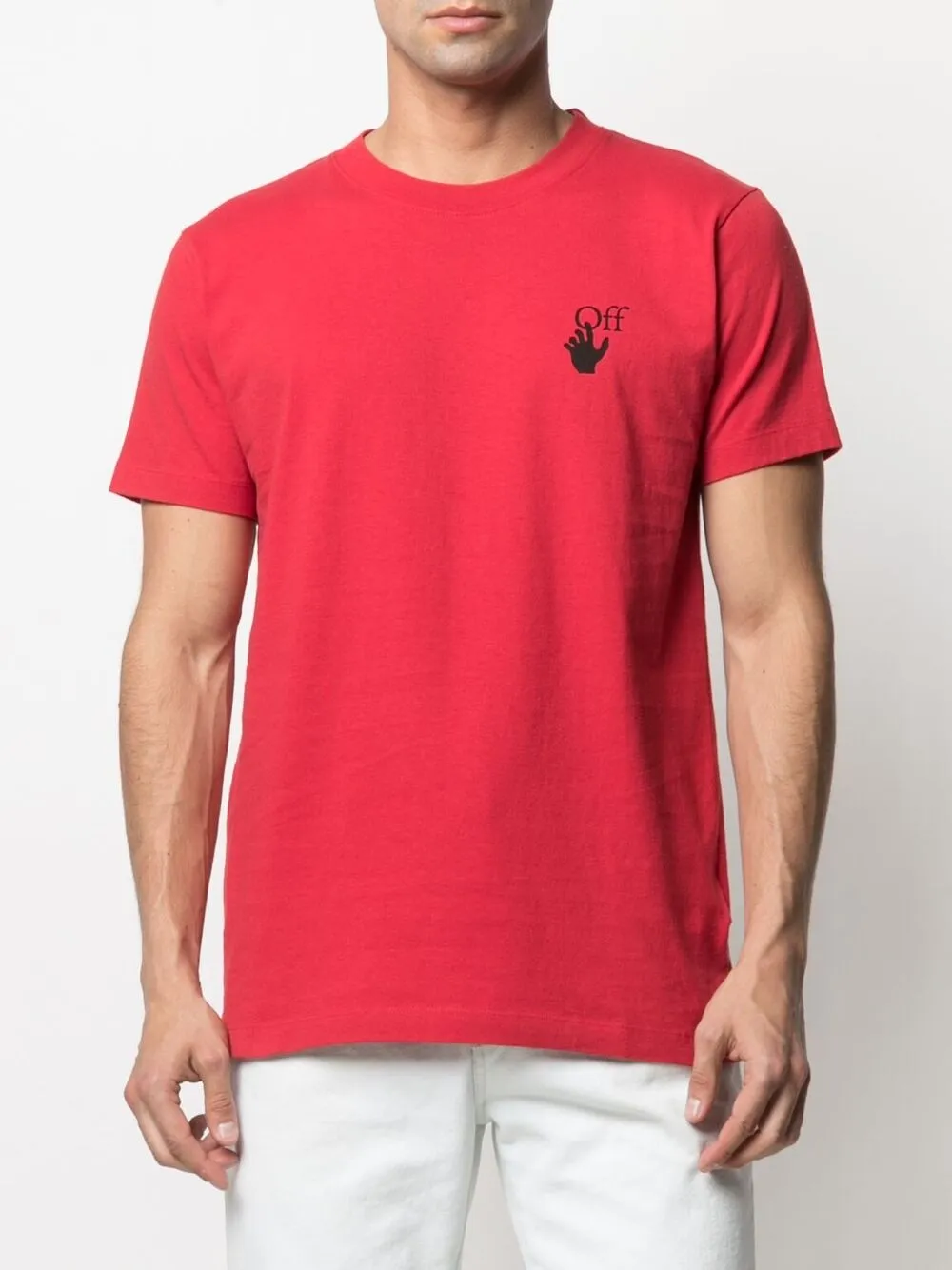 фото Off-white футболка с принтом
