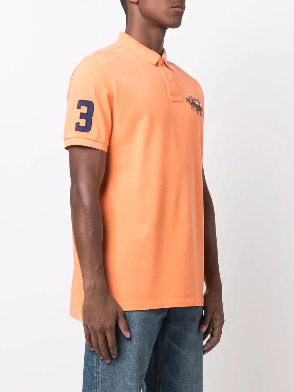 фото Polo ralph lauren рубашка поло с вышивкой polo pony