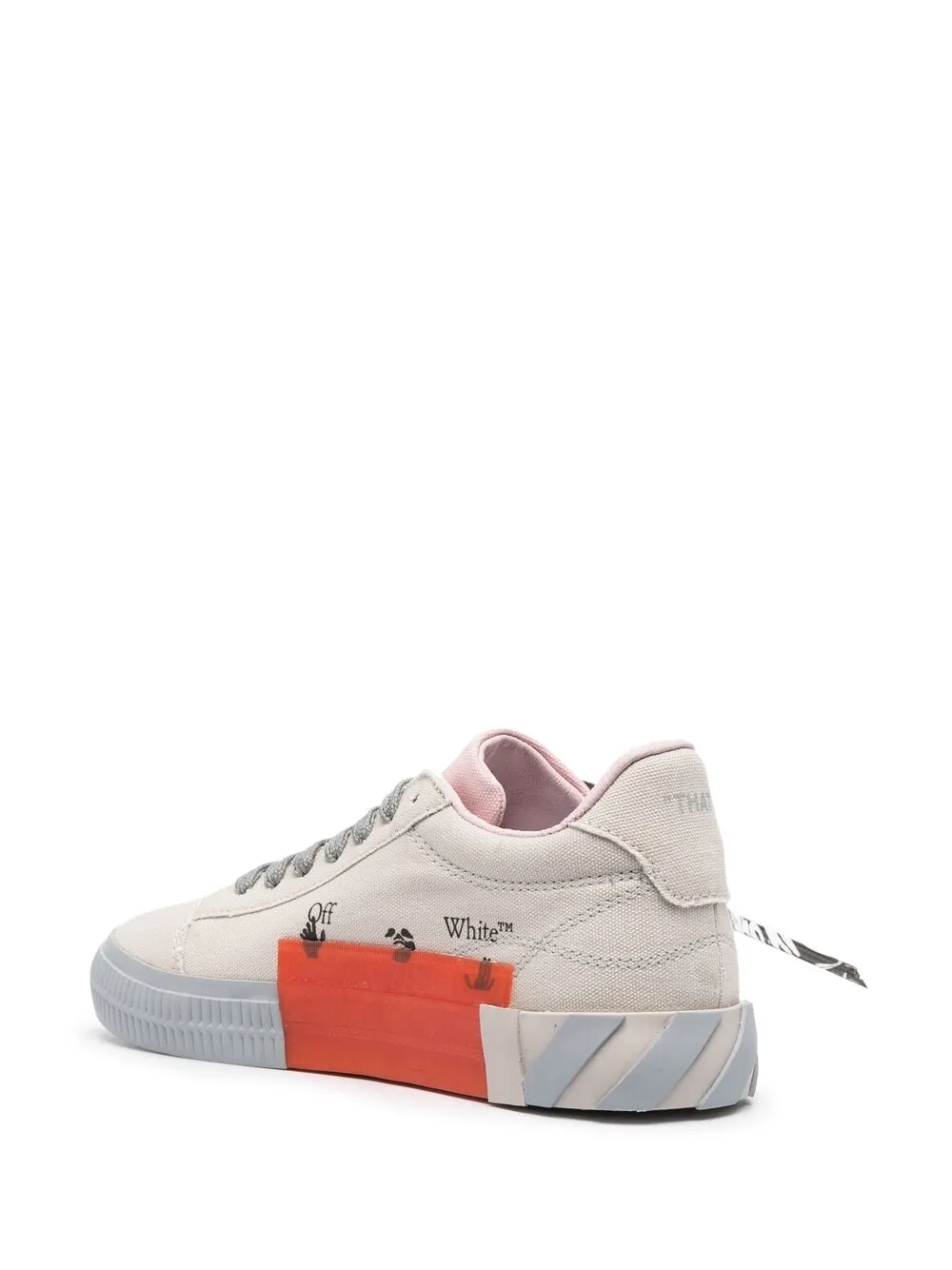 фото Off-white кеды на вулканизированной подошве