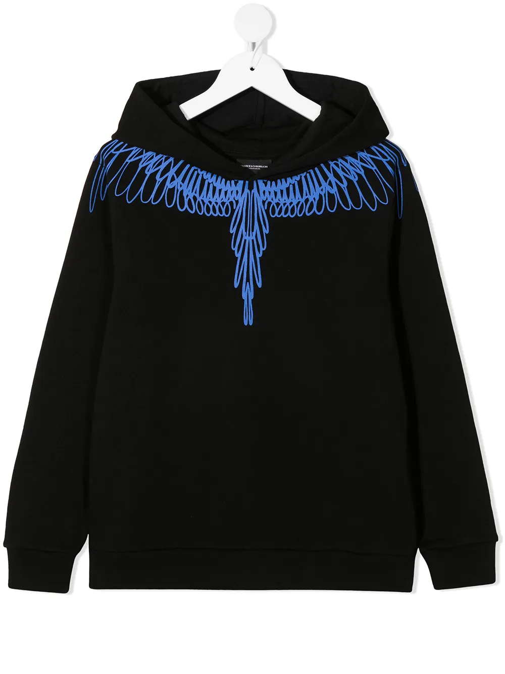 фото Marcelo burlon county of milan kids худи с принтом