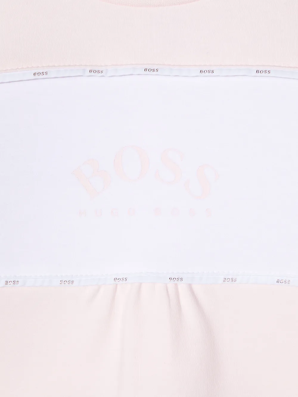 фото Boss kidswear комплект из комбинезона и нагрудника с логотипом
