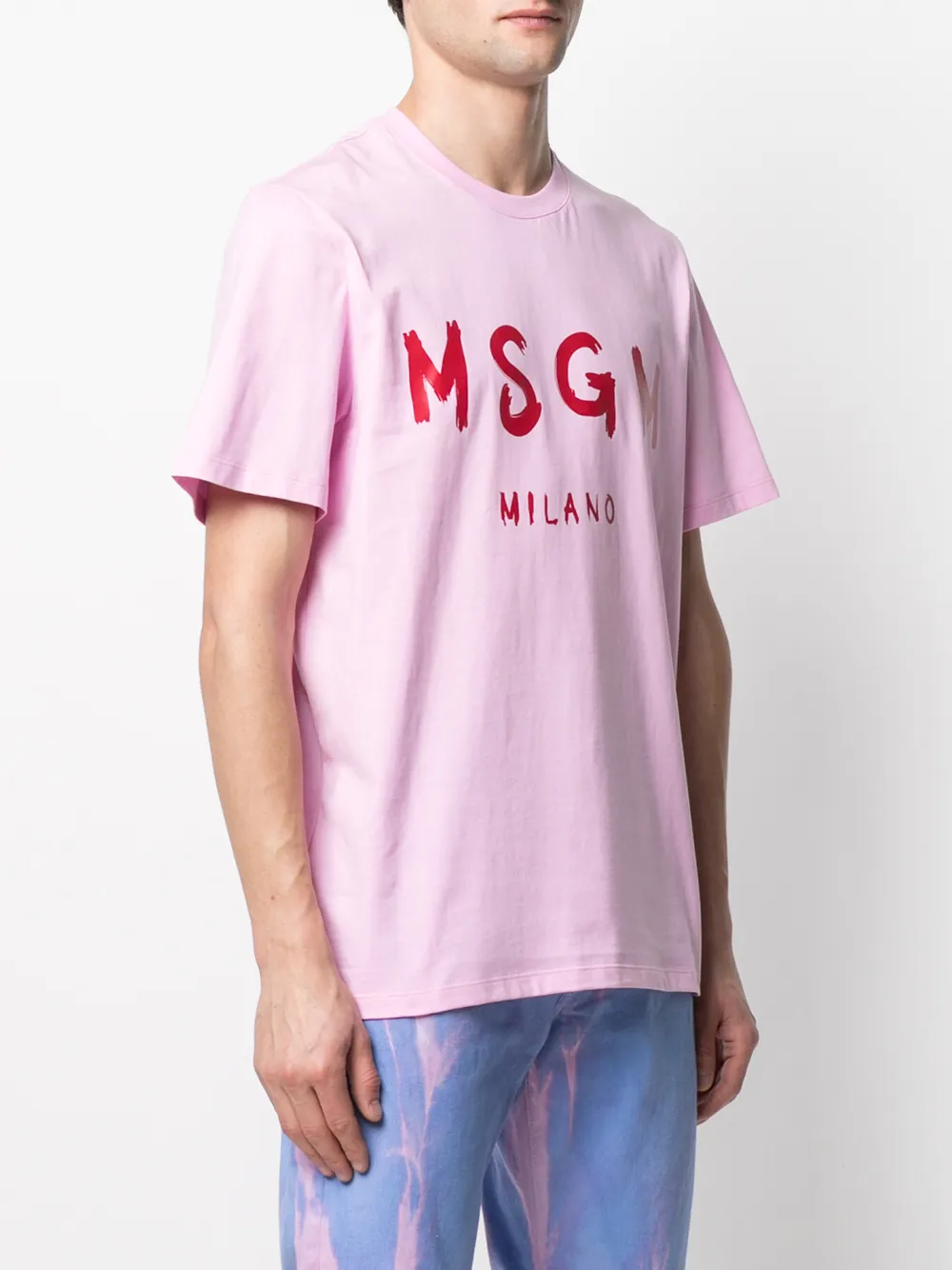 фото Msgm футболка с логотипом
