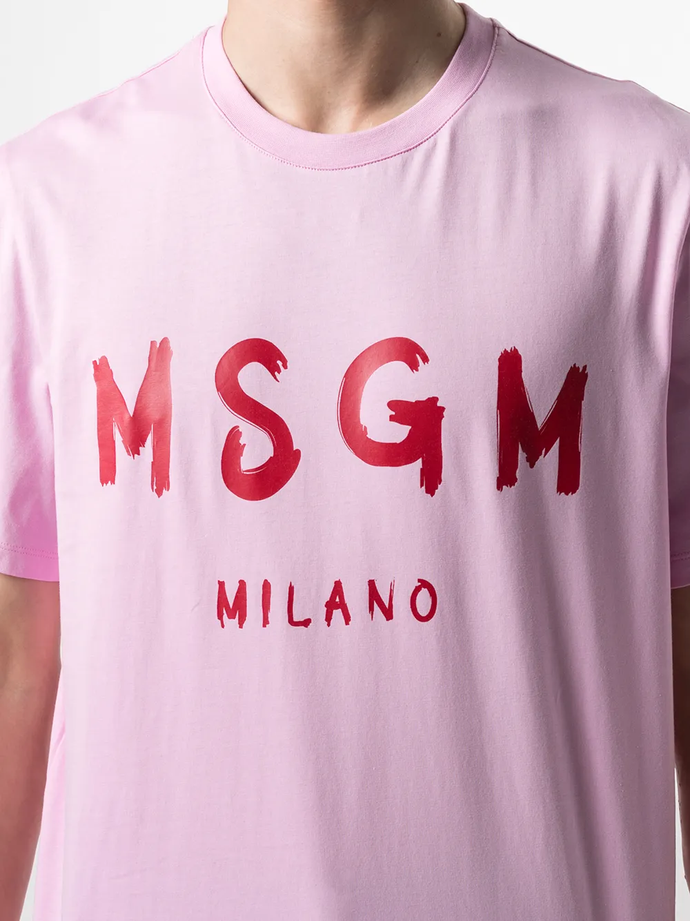 фото Msgm футболка с логотипом