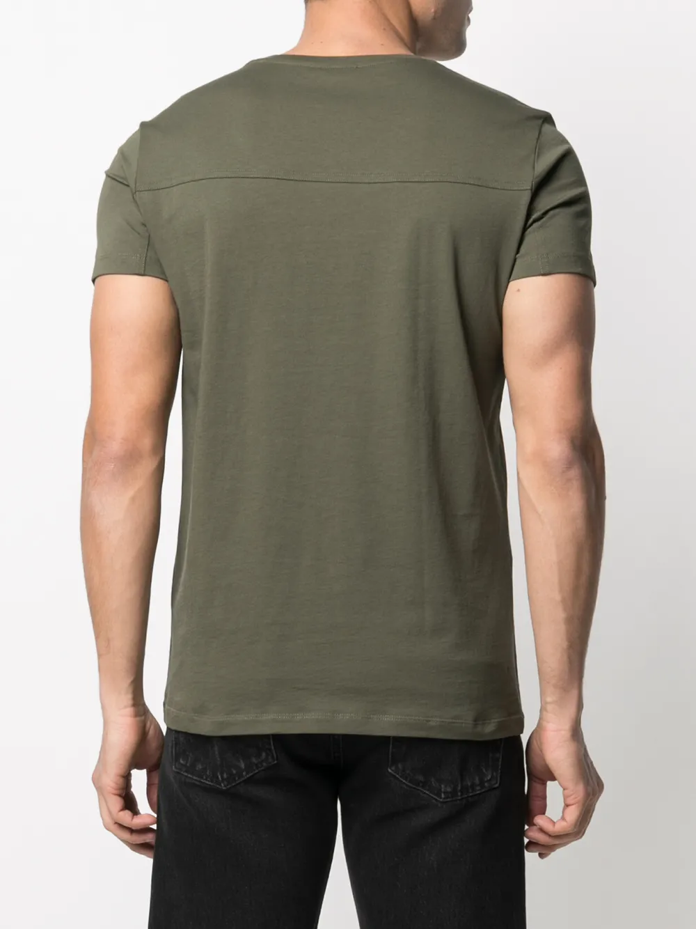 фото Balmain футболка с нашивкой-логотипом