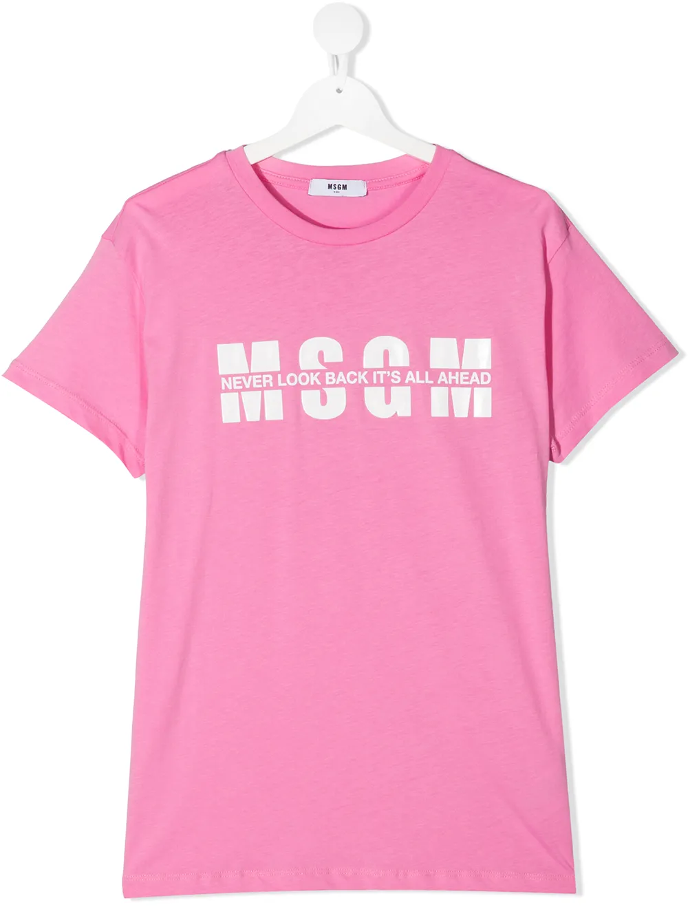 фото Msgm kids футболка с надписью