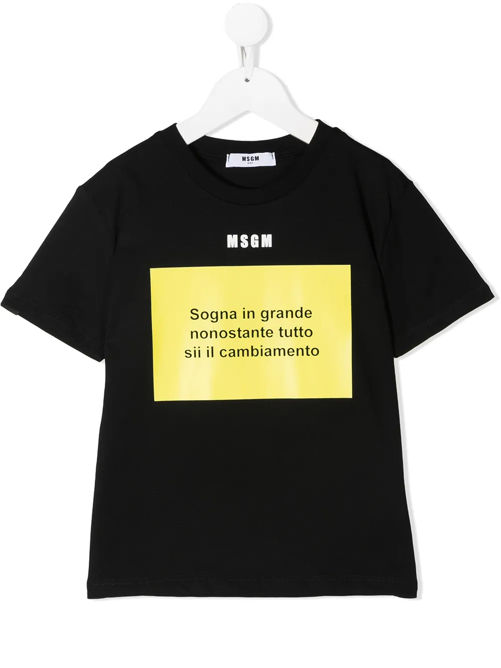 фото Msgm kids футболка с надписью